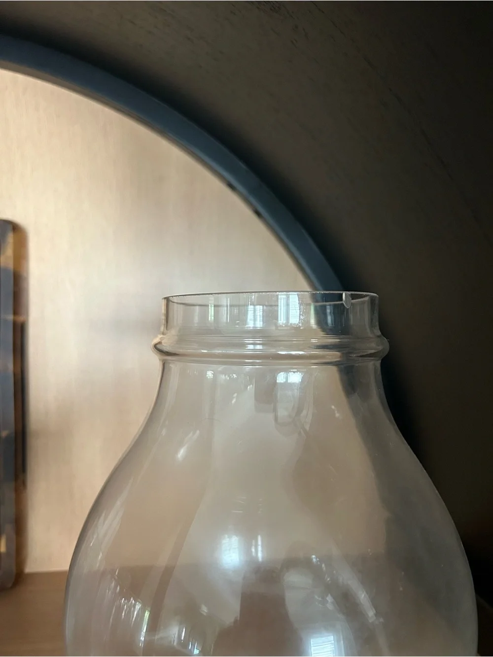 Clear Glass Bulb Vase - Home Accents